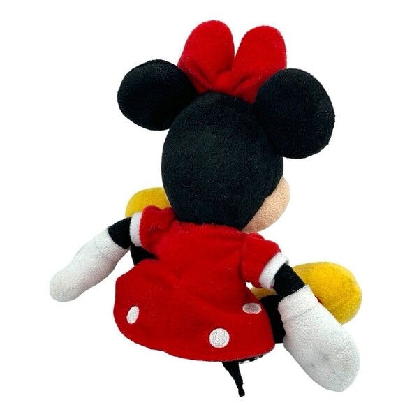 Disney Minnie Mouse Plush Red Dress w/ White Polka Dots 10” - Picture 2 of 4